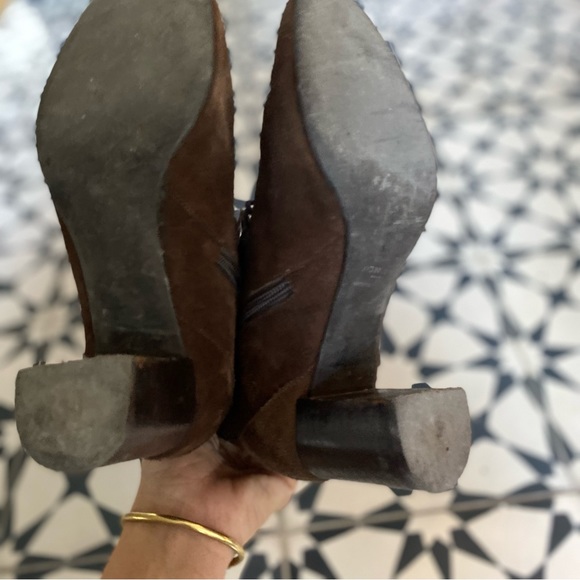 Jonak laced suede booties - Picture 3 of 5